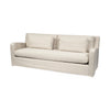 Mercana Denly Slipcover Sofa angled view 