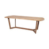 Mercana Denver Rectangular Dining Table angled view 