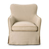 Four Hands Devon Slipcover Swivel Chair front view 