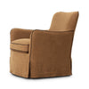 Devon Slipcover Swivel Chair 251330-002 angled side view 