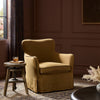  Devon Slipcover Swivel Chair 251330-002 staged view 