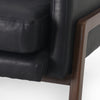 Diana Chair Heirloom Black Base Corner Detail 106103-005