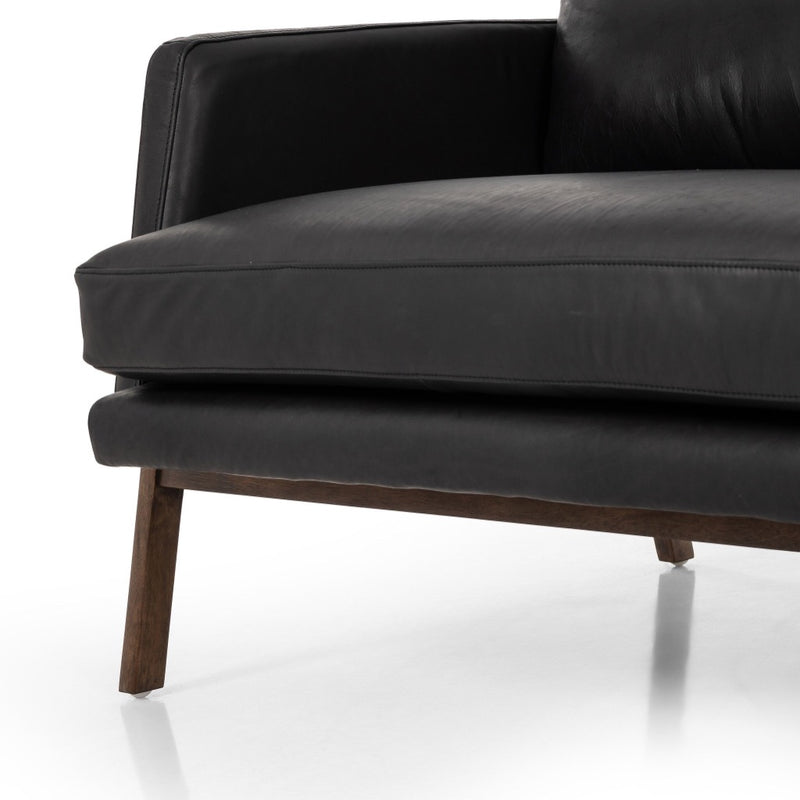 Diana Sofa Heirloom Black Parawood Legs Detail Four Hands
