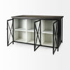 Dimitra Kitchen Island 69211 angled open door view 