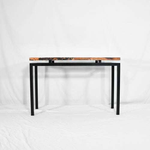Diorite Copper Console Table - Artesanos Design Collection - Front View