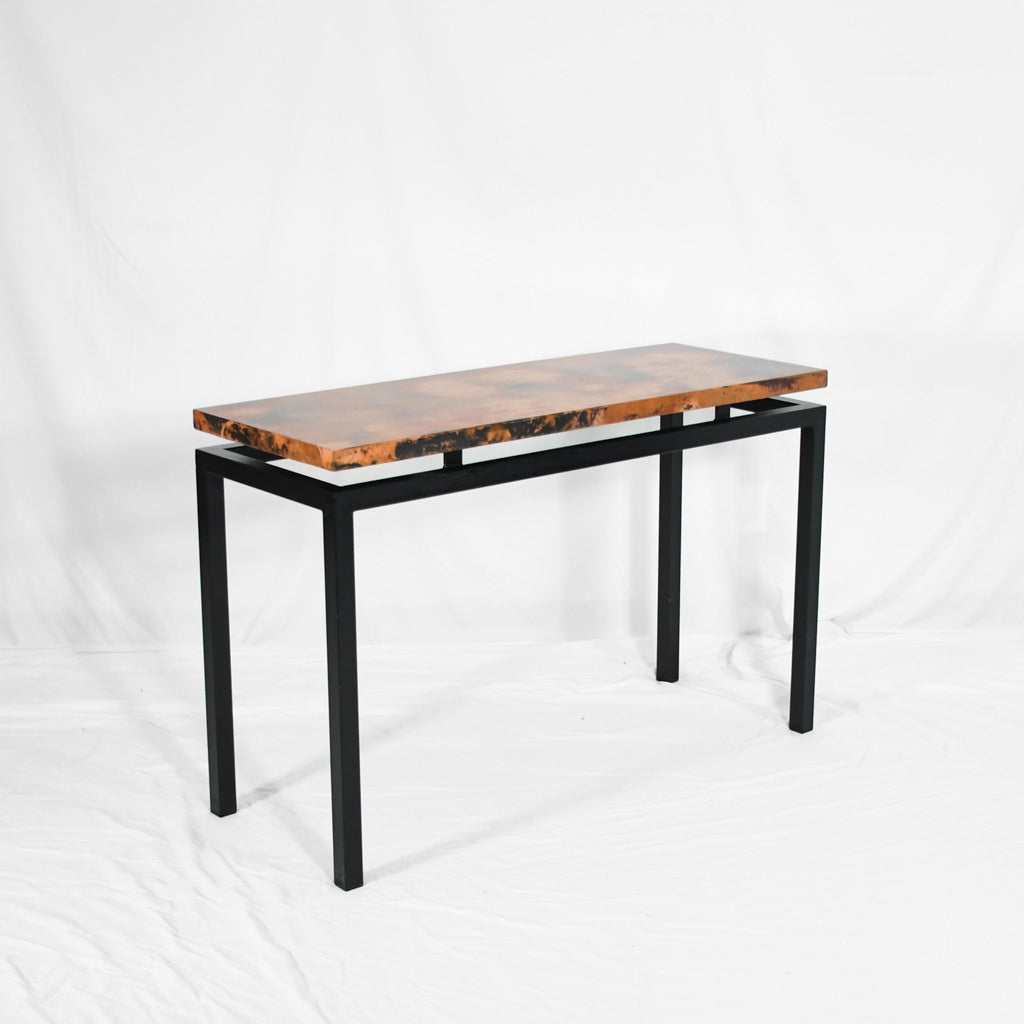 Diorite Copper Console Table – Artesanos Design Collection