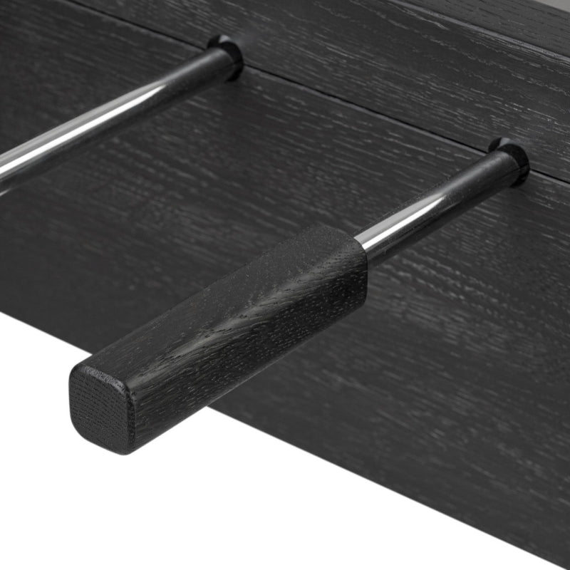 District Eight Foosball Table 251705-002 square rounded handle view 