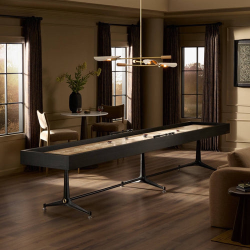 District Eight Large Shuffleboard Table 251712-002 staged view 