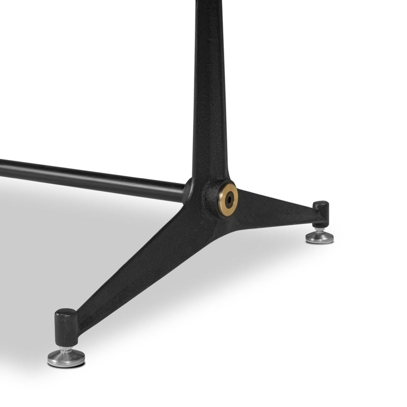 District Eight Large Shuffleboard Table 251712-002 leg view 
