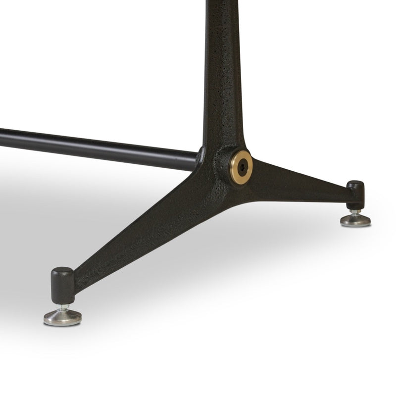 District Eight Large Shuffleboard Table 251712-001 leg view 