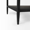 Mercana Divina End Table open metal shelf 