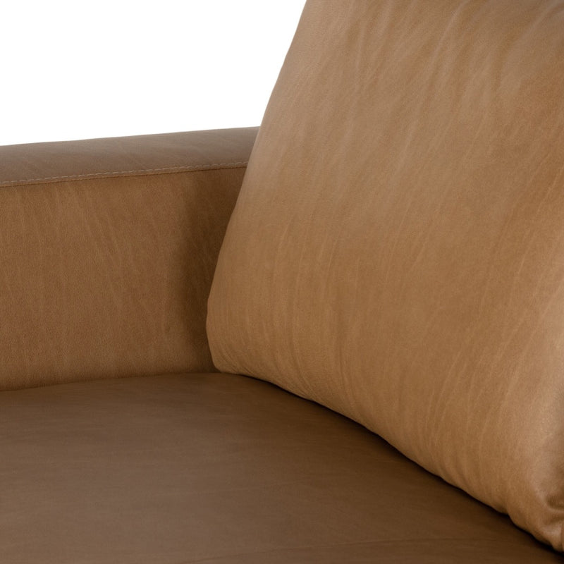 Dom Sofa Nantucket Taupe Back Cushion Detail Four Hands