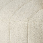 Doss Media Lounger Altro Snow Channeled Boucle Seating Detail Four Hands