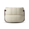 Doss Swivel Chair Altro Snow Back View Four Hands