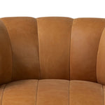 Doss Swivel Chair Palermo Cognac Back Cushion Detail 240673-002