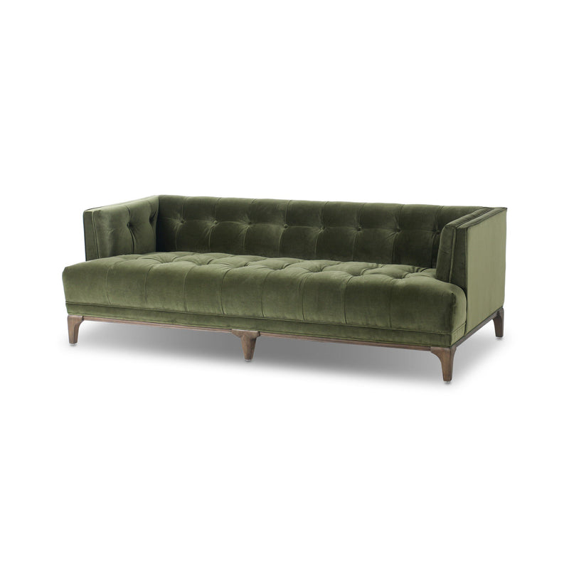 Dylan Green Mid-Century Sofa - Sapphire Olive | Four Hands Furniture