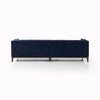 Dylan Sofa Sapphire Navy Back View Four Hands