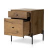 Eaton Filing Cabinet Amber Oak Resin Open Drawers Four Hands
