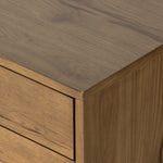 Eaton Filing Cabinet Thick Oak Veneer Detail Four Hands