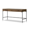 Eaton Modular Desk Amber Oak Resin Angled View 227838-002