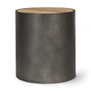 Mercana Eclipse Drum End Table front view 