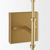 Edie Wall Sconce 70437 gold plate base view 