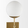 Edie Wall Sconce 70437 frosted glass globe view
