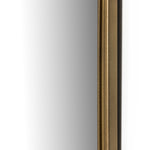 Effie Mirror Raw Antique Brass Iron Side Frame 233245-002