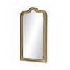 Effie Mirror Raw Antique Brass Iron Angled View 233245-002