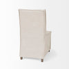 Mercana Elbert Slipcover Dining Chair angled back view 