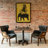 Elizabeth Accent Armchair - Gray Velvet