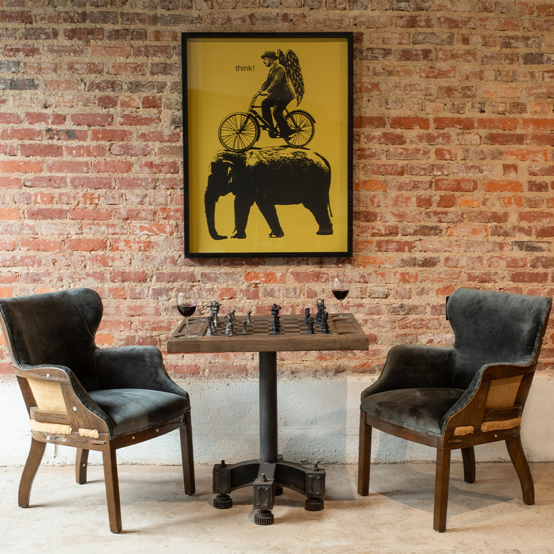 Elizabeth Accent Armchair - Gray Velvet