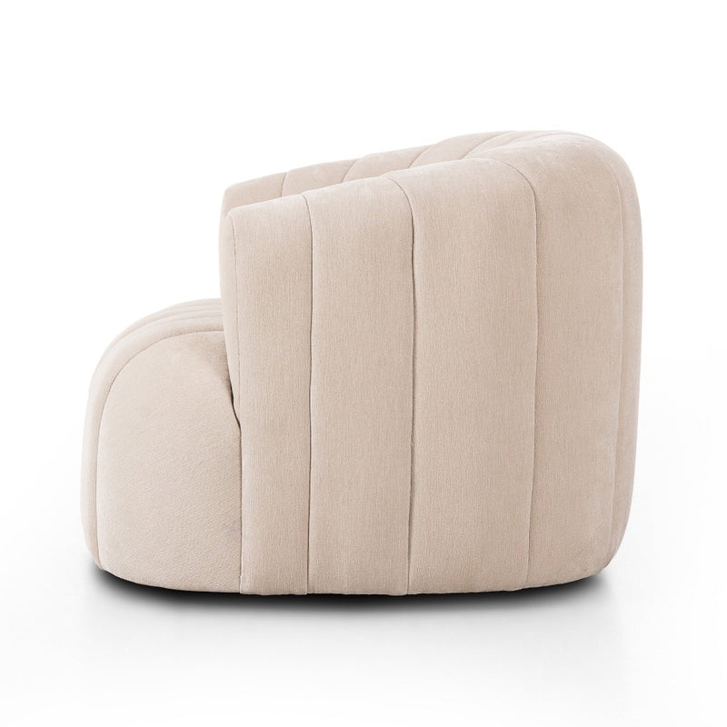 Four Hands Elliana Swivel Chair Blamont Cream