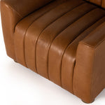Elora Chair Dakota Tobacco Leather Channeling 231386-002
