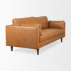 Elton Leather Sofa 69699 angled side view 