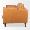 Elton Leather Sofa 69699 side view 