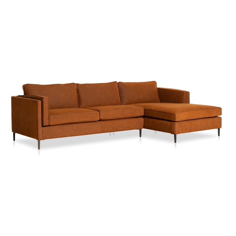 Emery 2-Piece Sectional Sutton Rust Right Arm Facing 237652-006
