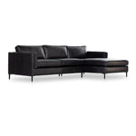 Four Hands Emery 2-Piece Sectional Sonoma Black Right Arm Facing