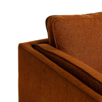 Emery 2-Piece Sectional Sutton Rust Performance Fabric Armrest 237653-001