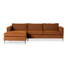 Emery 2-Piece Sectional Sutton Rust Left Arm Facing Front View 237653-001
