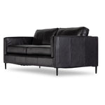 Emery Sofa Sonoma Black Low Angled View Four Hands