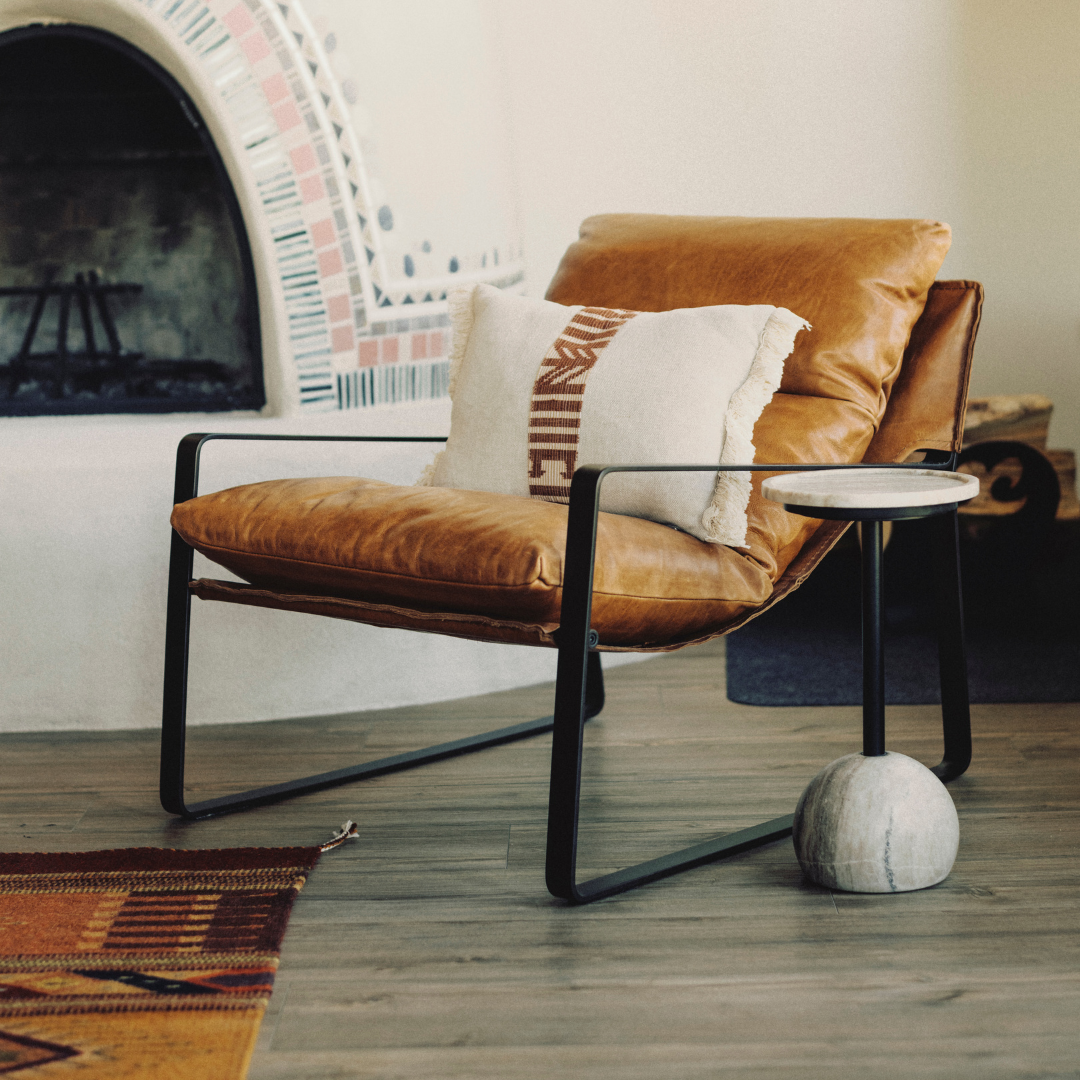 Four Hands Emmett Sling Accent Chair - Dakota Tobacco