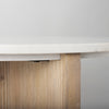 Mercana Enzo Accent Table side view of top and base 