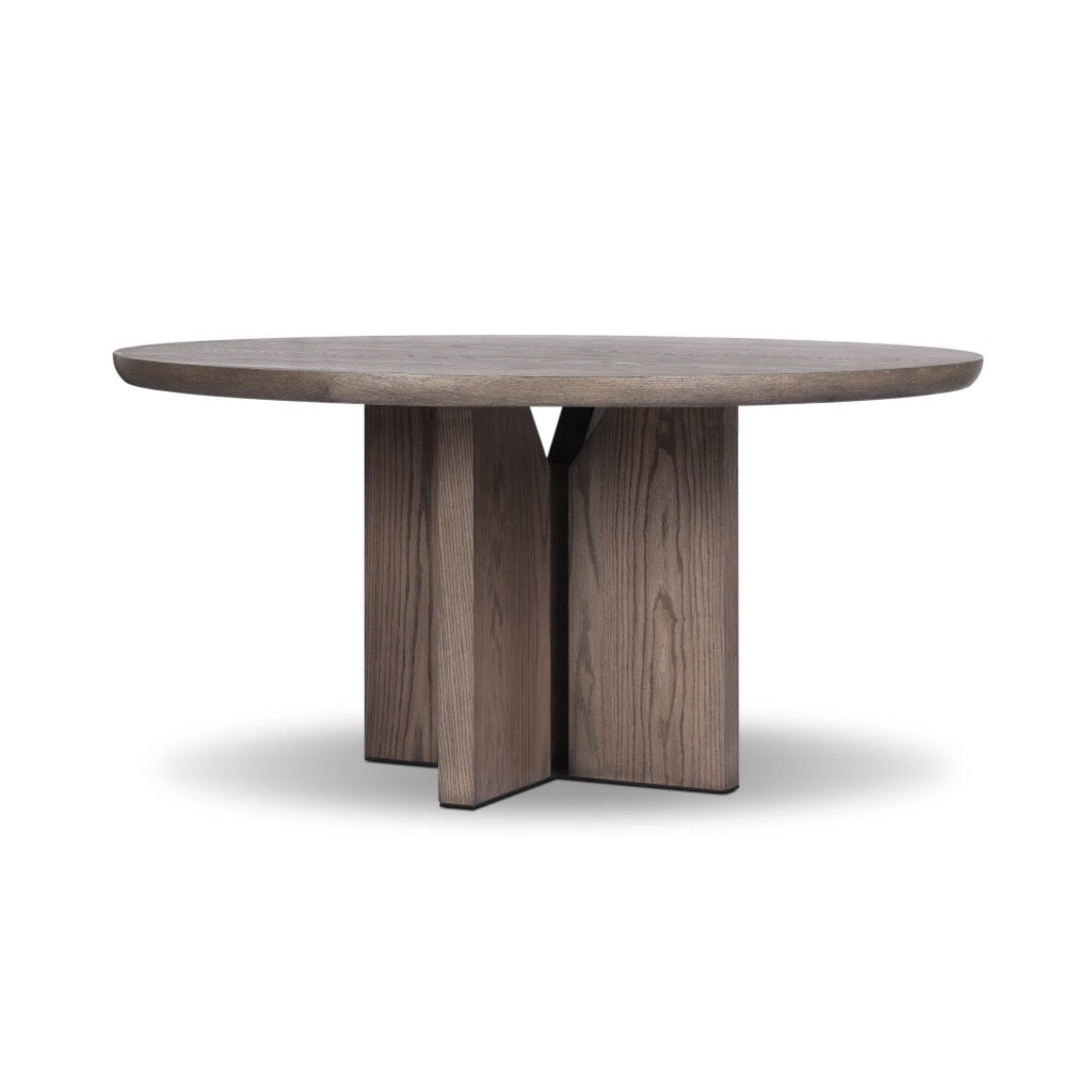 Four Hands Ernest Round Dining Table angled view 