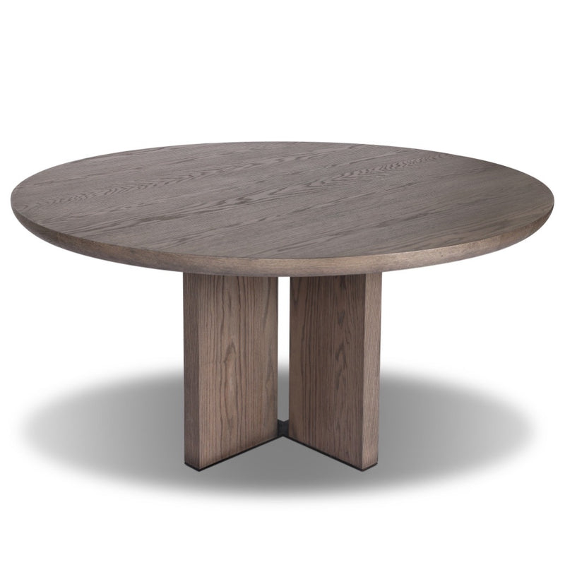 Ernest Round Dining Table 247760-001 angled overhead view 