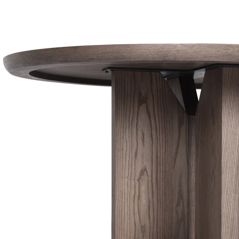 Ernest Round Dining Table 247760-001 view under table 