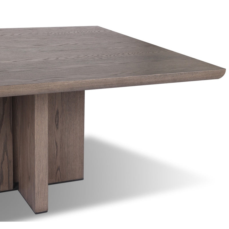 Four Hands Ernest Square Dining Table angled side view