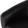 Etta Chair Heirloom Black Top Grain Leather Armrest 108728-010