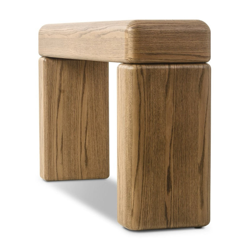 Four Hands Eva Console Table - Drifted Oak Veneer