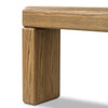 Four Hands Eva Console Table leg view 